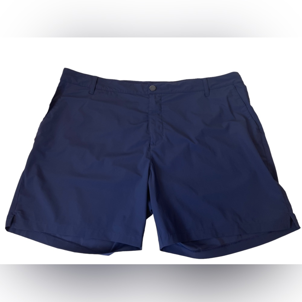 RHONE Eppure Si Muove Navy Blue Stretchy Size 40 Slate Resort Performance Shorts
